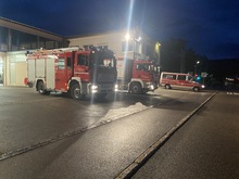 Abfahrt am Feuerwehrhaus Mössingen