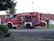 Am ehemaligen ALID-Gebäude brannten Gummilippen.